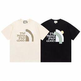 Men's T-shirt, Women's T-shirt, Designer T-shirt, High quality letter layer printed short sleeved loose casual T-shirt, 100% pure cotton men's and women's top YU
