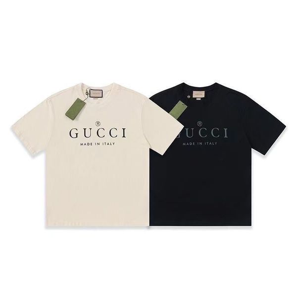 Men's T-shirt, Women's T-shirt, Designer T-shirt, High quality letter layer printed short sleeved loose casual T-shirt, 100% pure cotton men's and women's top MQ